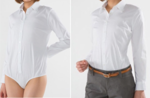 Business shirt underpants
