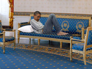 Obama Banished To Whitehouse Sofa After Meeting With Trudeau