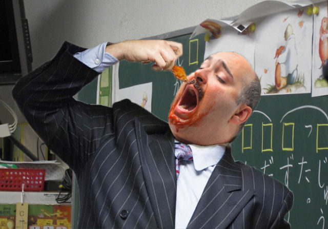 ALT eats pet goldfish after questioned on raw fish