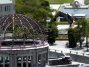 Obama Does Backflip Off Hiroshima Dome to Distract From Non-Apology