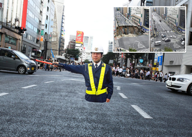 Sinkhole Repair Efficiency Provides One Casual Worker With Full-Time Employment (Pawel Loj https://www.flickr.com/photos/limaoscarjuliet/3779551642/)
