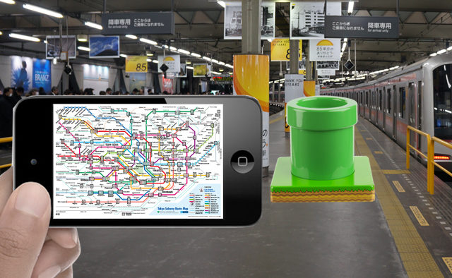 Tourist Confident Green Pipe Line Warps To The Right Of Screen