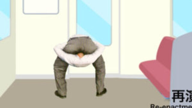 Drunk passenger head stuck