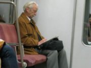 Gaijin Maintains Safe Distance On Train By Being Gaijin
